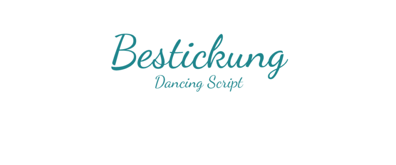 Schriftart: Dancing Script
