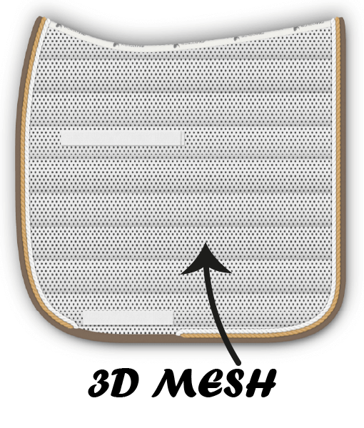 WONDERPAD Schabracke - 3D MESH