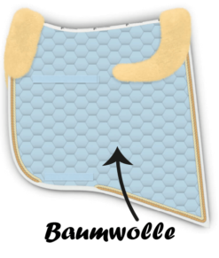 WONDERPAD Barock Schabracke - Baumwolle Oberstoff
