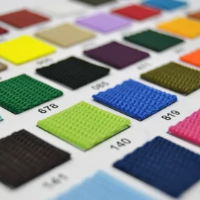 Farbmuster: Gurtbandfarben für Hundegeschirre